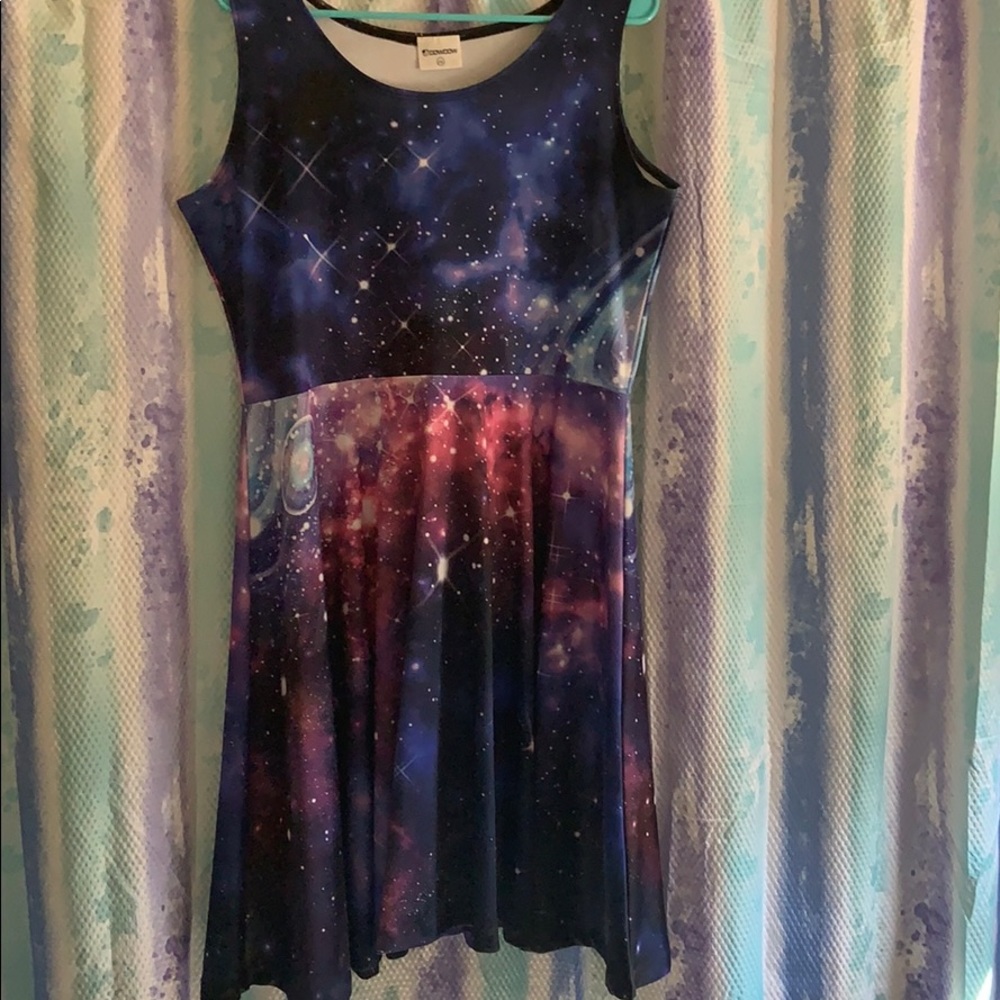 Galaxy Skater Dress
